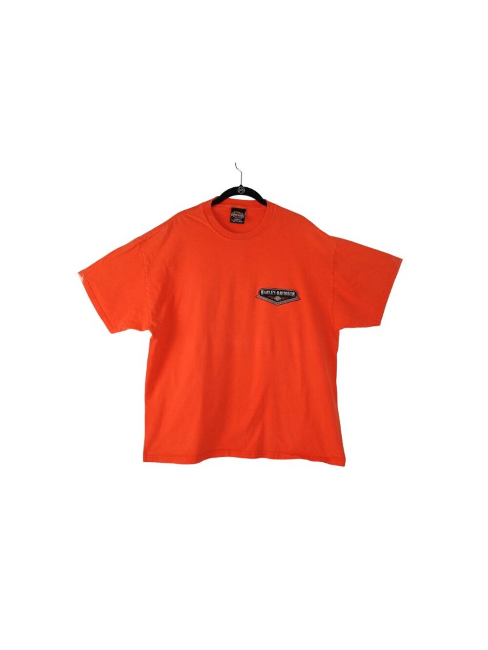 Harley-Davidson Battlefield Gettysburg Orange Graphic T-Shirt XL 100% Cotton USA